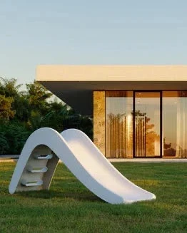 JUPIDUU Outdoor Rutsche White Dolphin