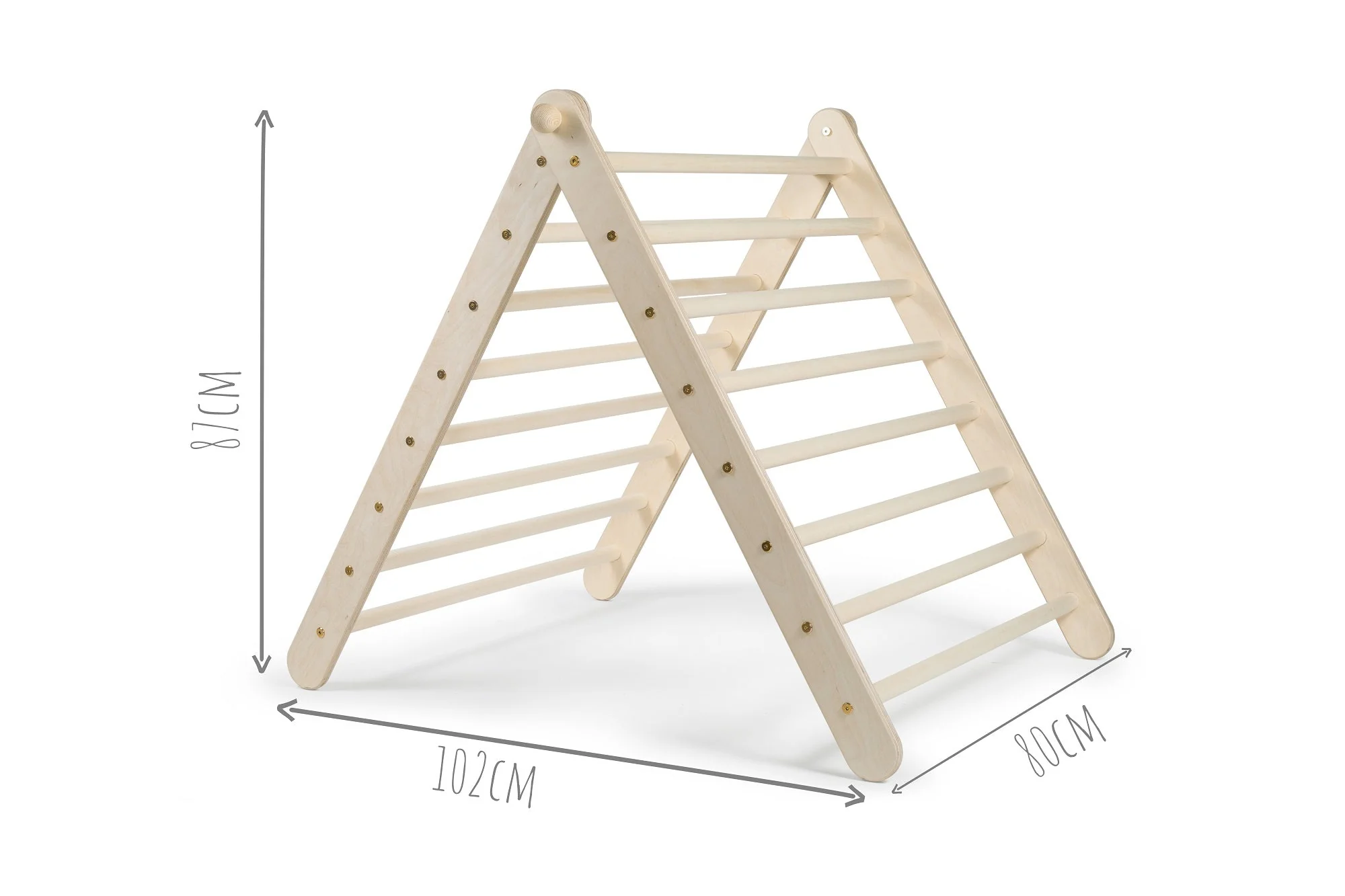 Kletterling "Pandaling" Set (aus Kletterdreieck, Rutsche und Kletterbogen) - Image 8