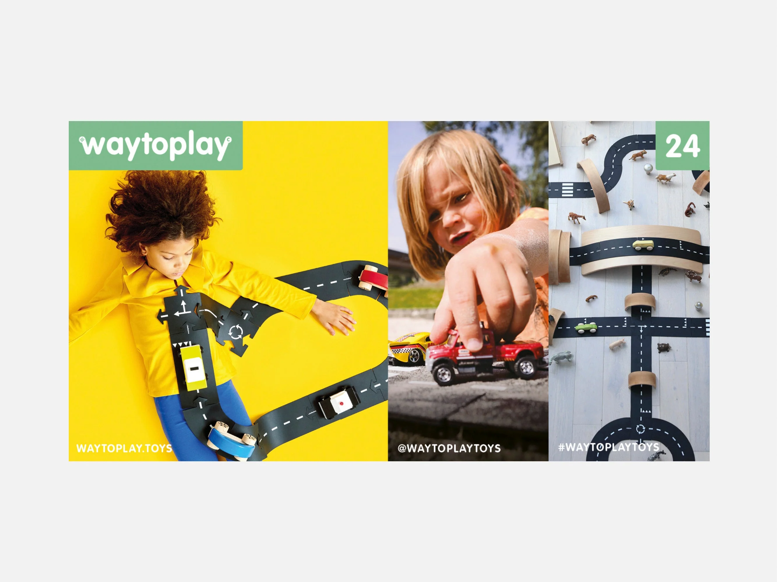 WayToPlay Highway flexible Straßen Spielset - Image 4